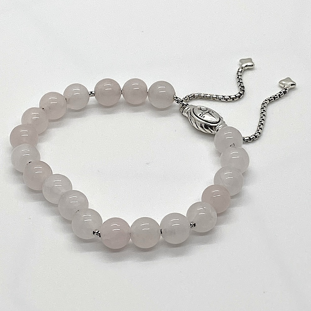 DAVID YURMAN  Rose Quartz Bead Bracelet